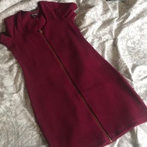 Ribbed midi dress